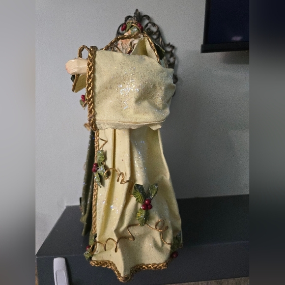 Silvestri Santa Holly Paper Mache Tree Table Topper Christmas Figure *read* - Picture 9 of 16